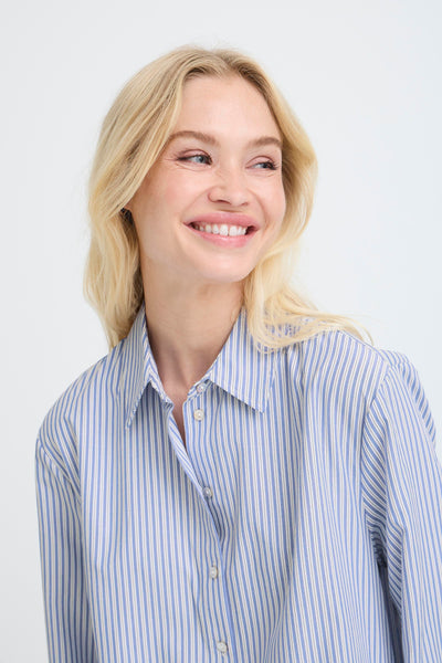 B.Young Hanio Tape Side Stripe Shirt