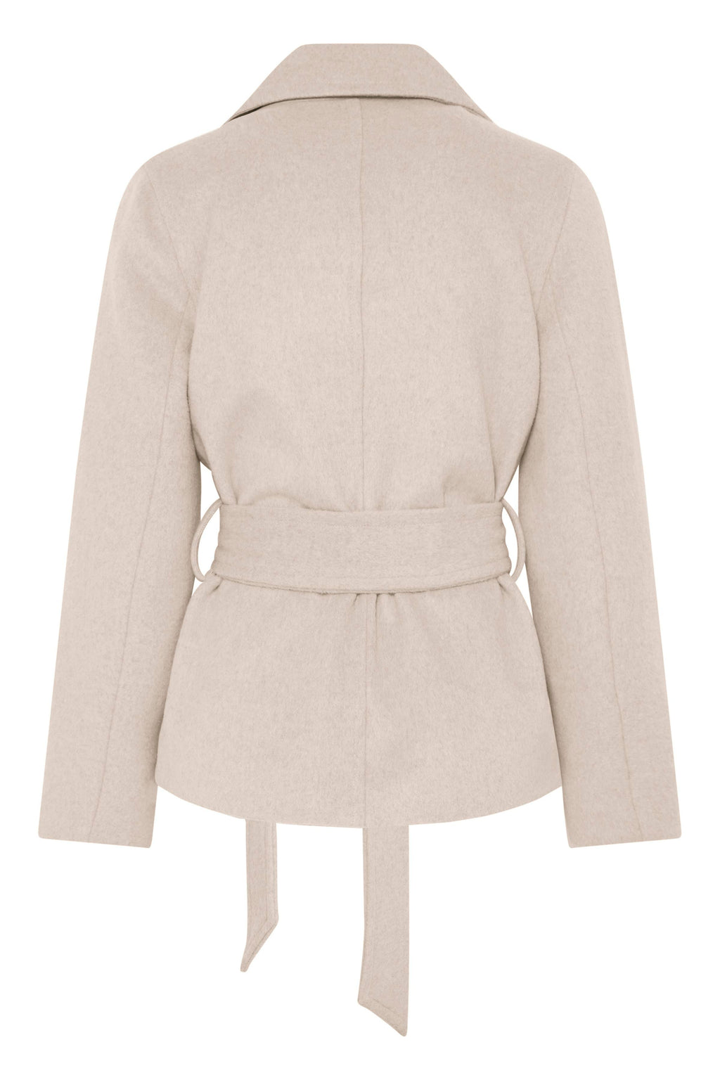 B.Young Bijou Wool Blend Belted Jacket