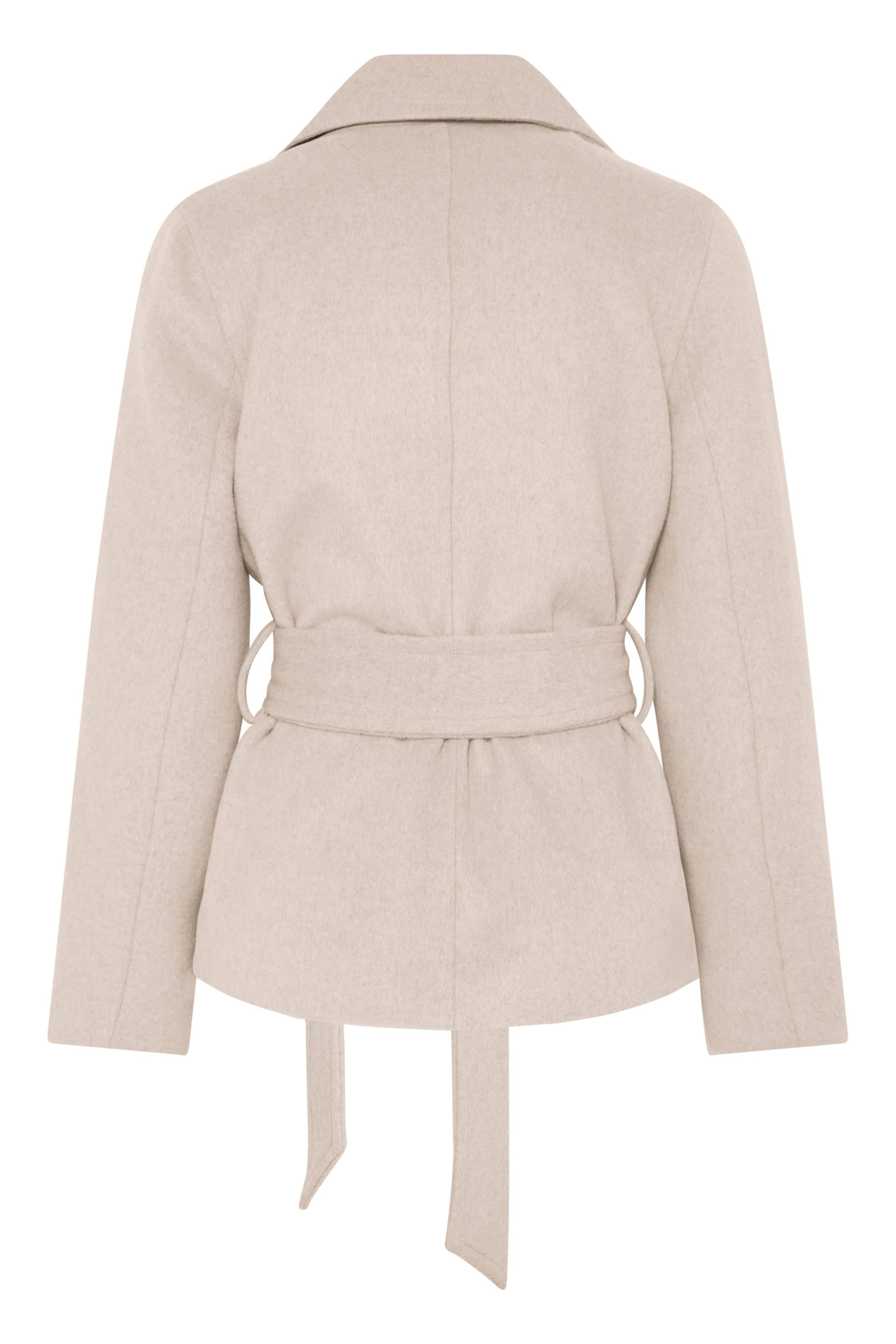 B.Young Bijou Wool Blend Belted Jacket