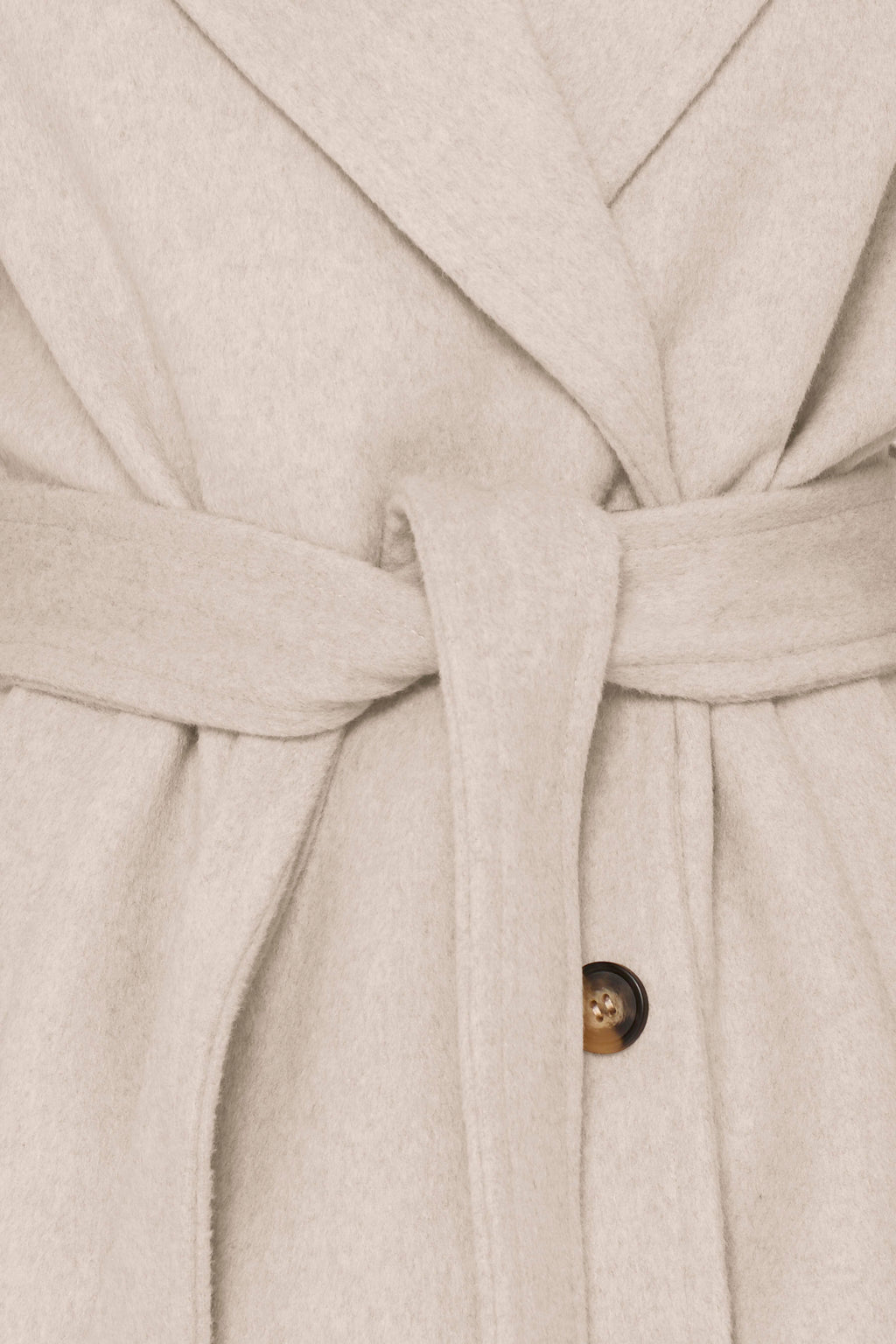 B.Young Bijou Wool Blend Belted Jacket