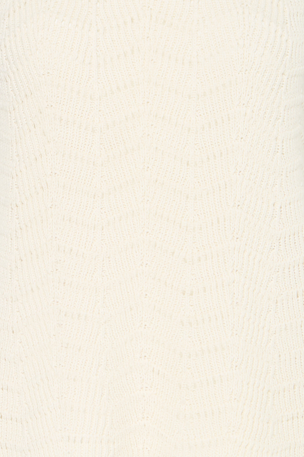 B.Young Nero Scallop Sleeveless Knit Top - Cream