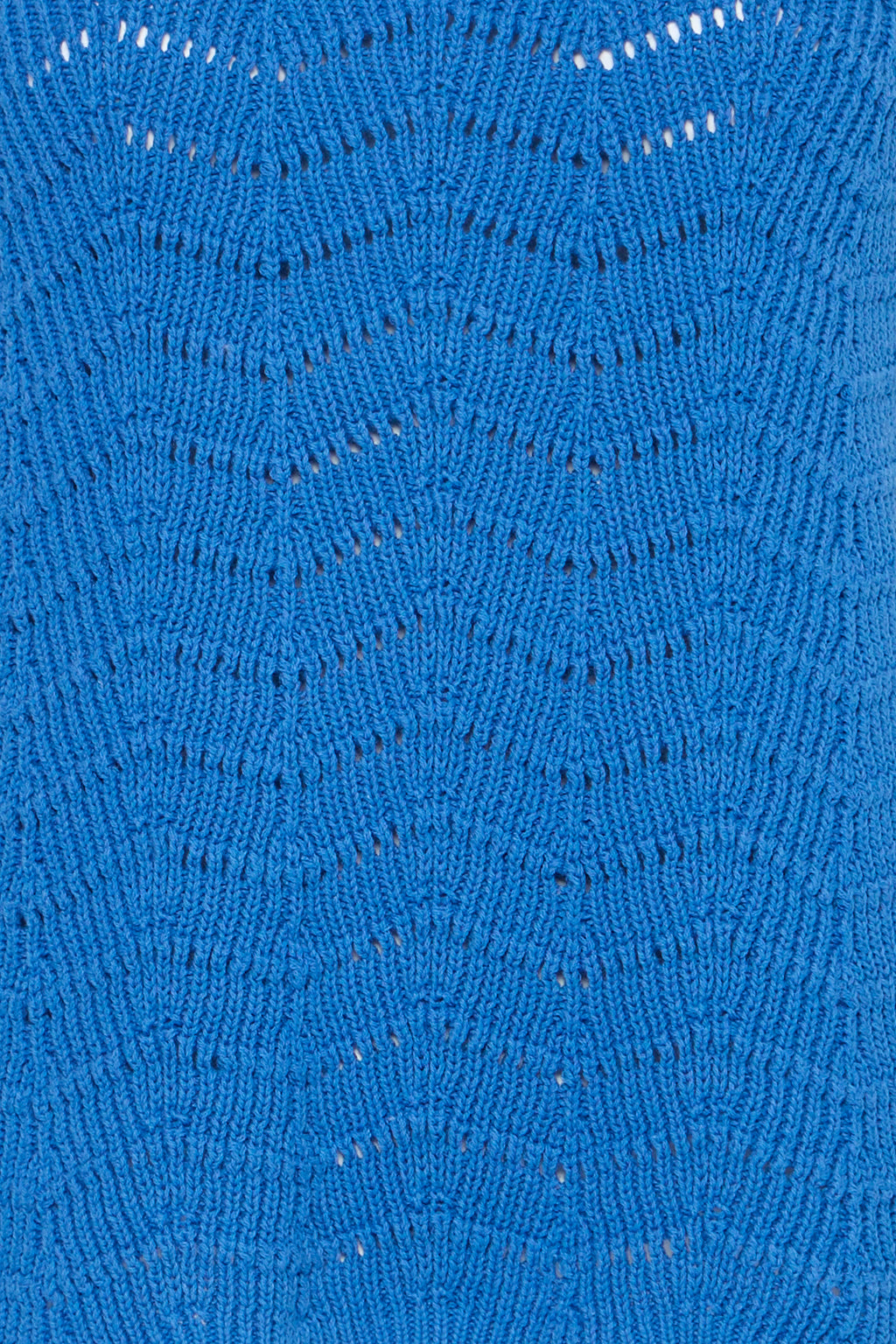 B.Young Nero Scallop Sleeveless Knit Top - Cobalt Blue