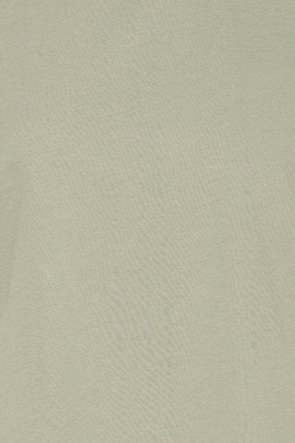 B.Young Prismi Lace Broderie Anglaise Shoulder T-Shirt - Green