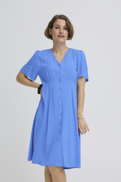 B.Young Mmjoella Short Button Front Tea Dress