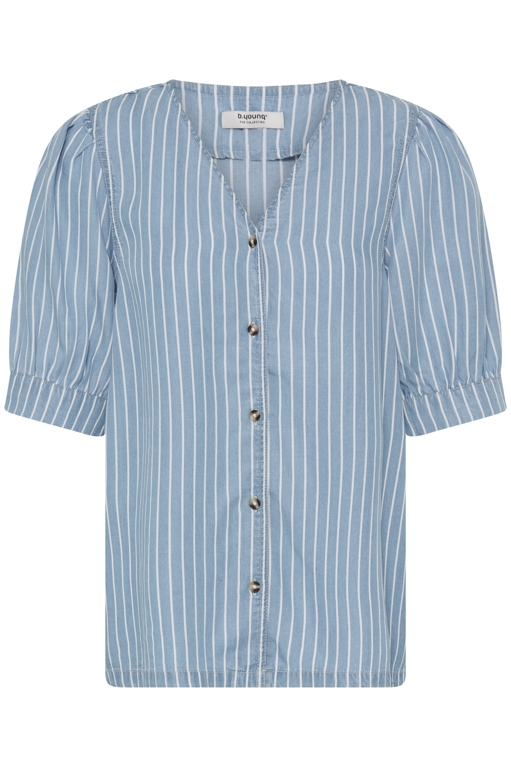 B.Young Kosmo Stripe Button Front Shirt