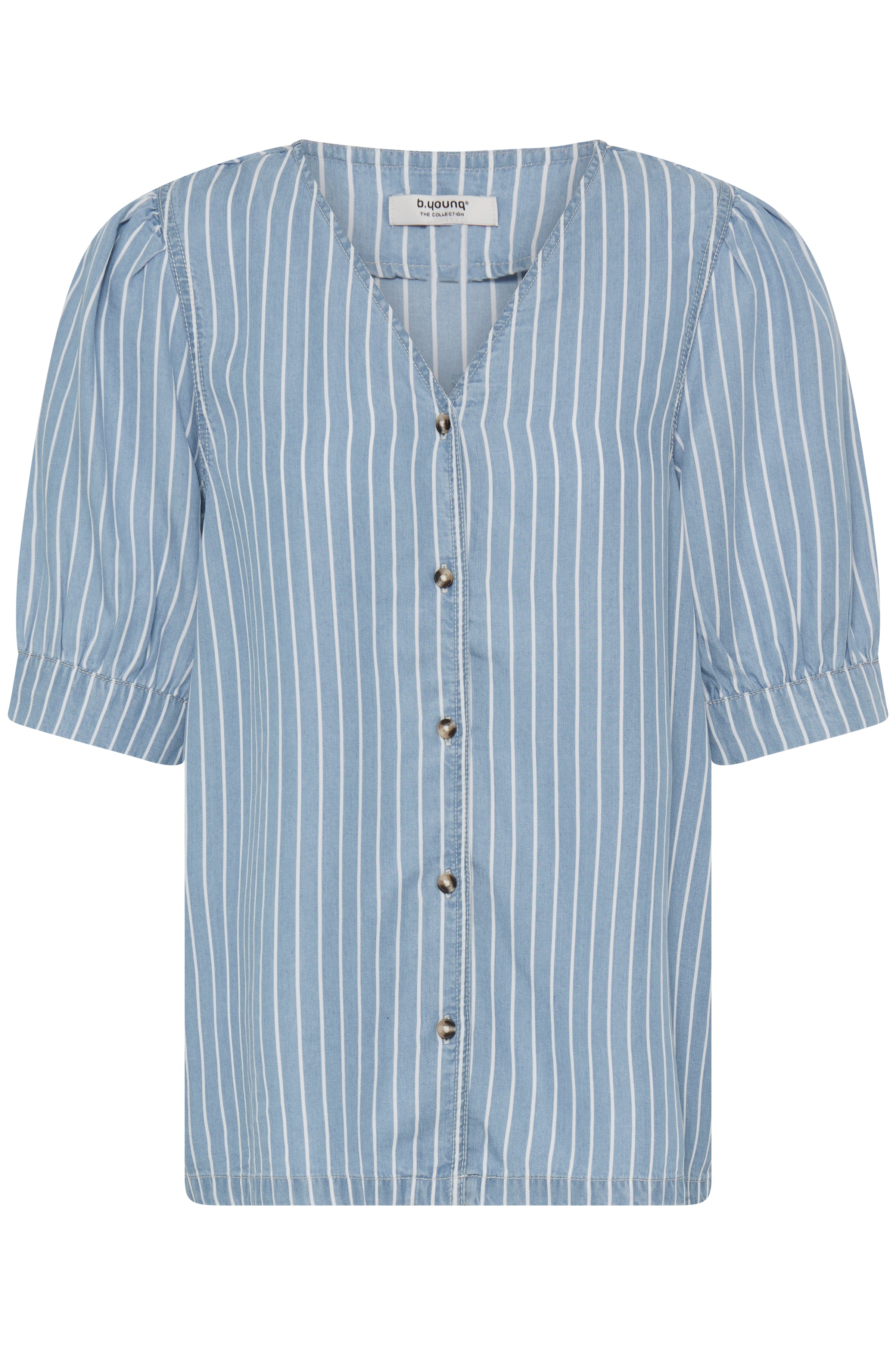 B.Young Kosmo Stripe Button Front Shirt