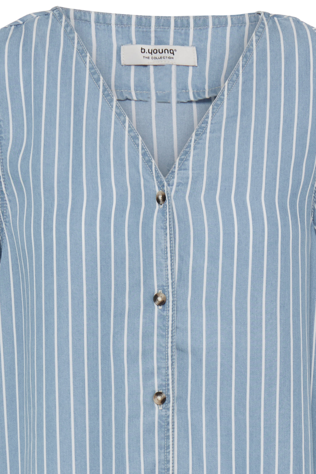B.Young Kosmo Stripe Button Front Shirt