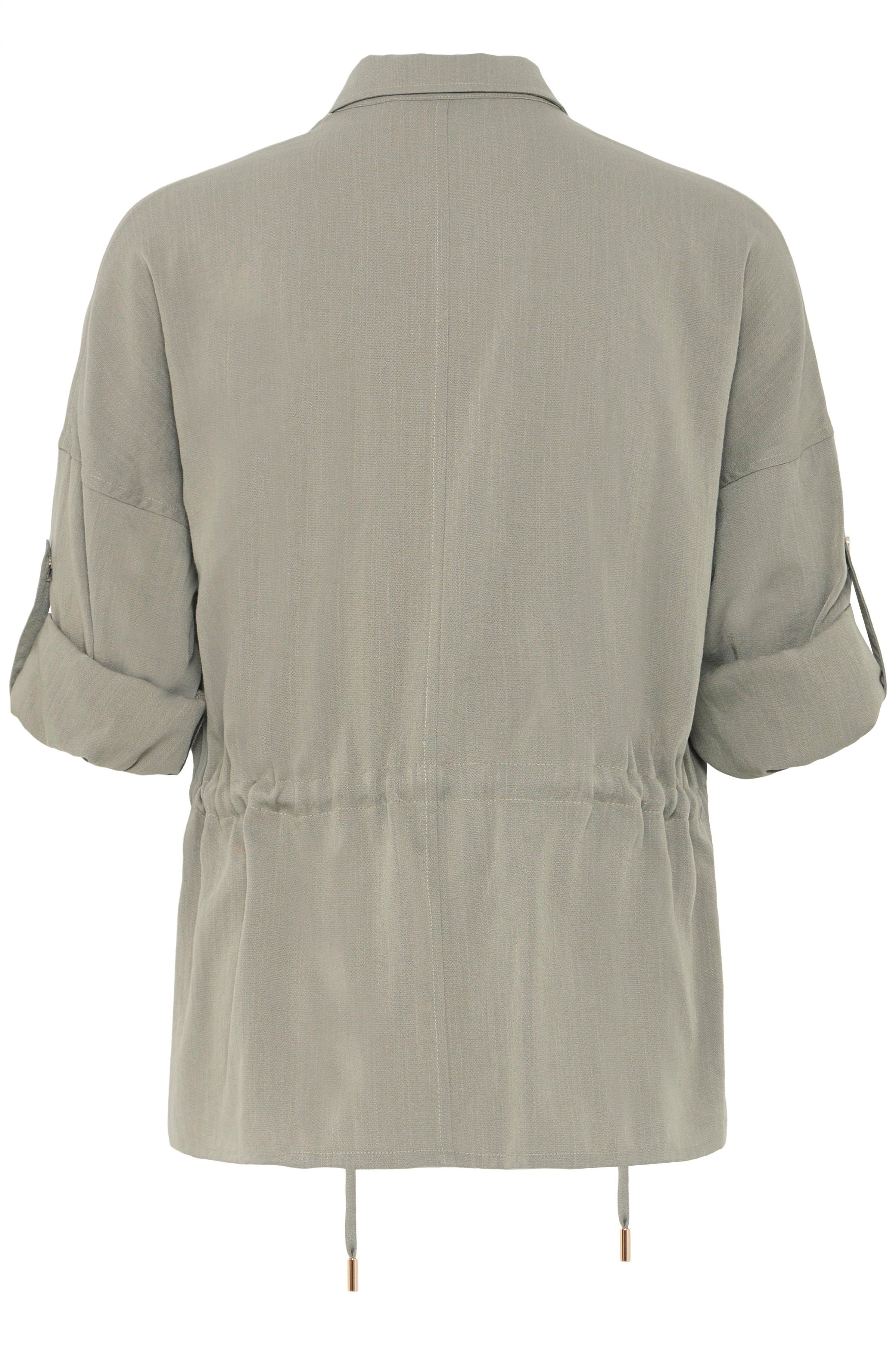 B.Young Diviso Adjustable Waist Shirt Jacket