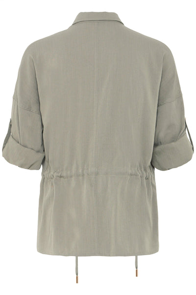 B.Young Diviso Adjustable Waist Shirt Jacket