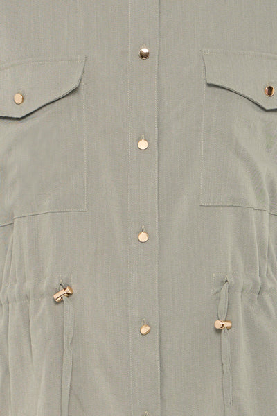 B.Young Diviso Adjustable Waist Shirt Jacket