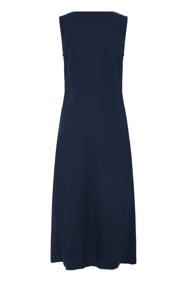 B.Young Falakka Button Through Sleeveless Midi Dress