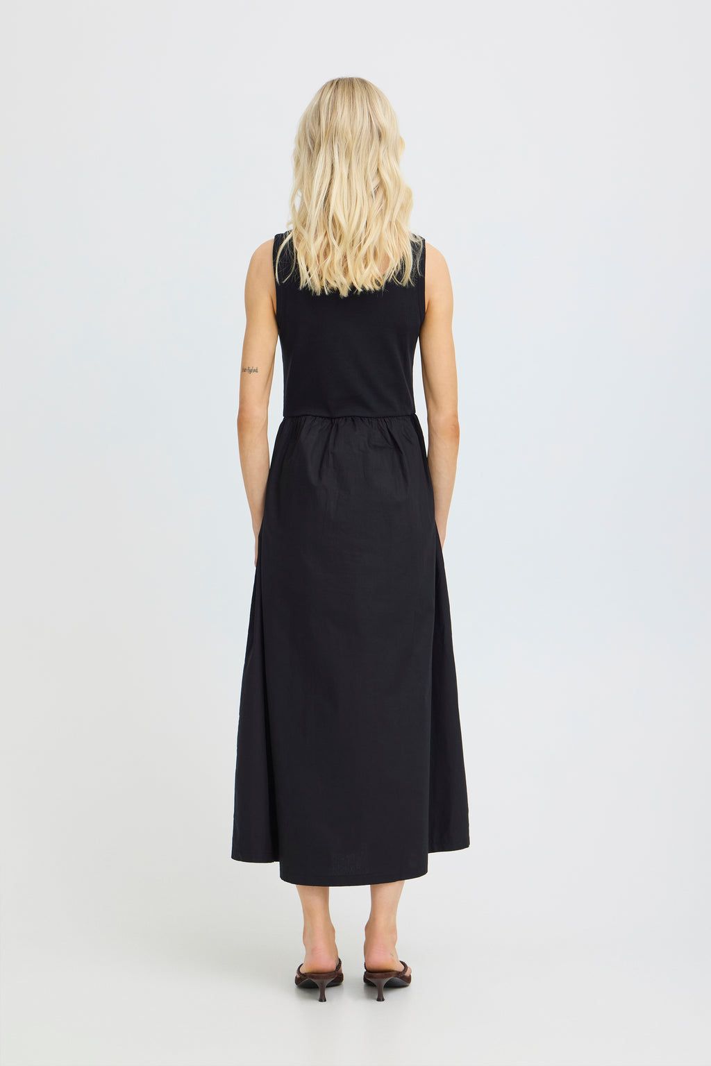 B.Young Sunnia Jersey Cotton Midi Dress