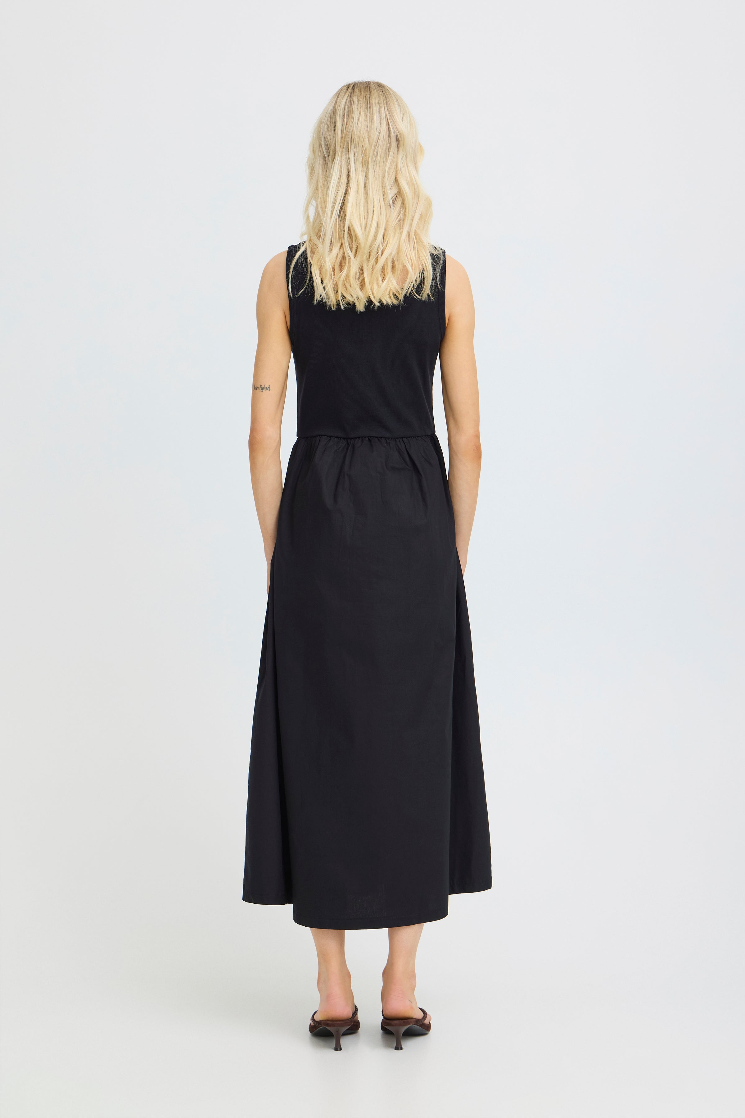 B.Young Sunnia Jersey Cotton Midi Dress
