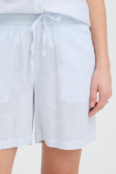 B.Young Izola Stripe Drawstring Shorts
