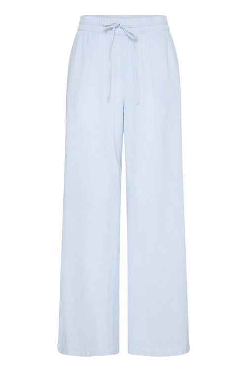B.Young Izola Stripe Drawstring Trousers - Blue