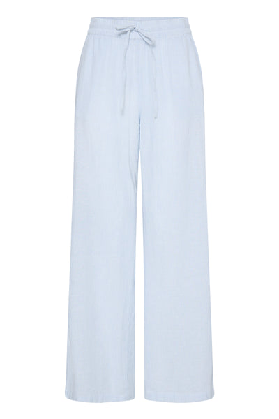 B.Young Izola Stripe Drawstring Trousers - Blue