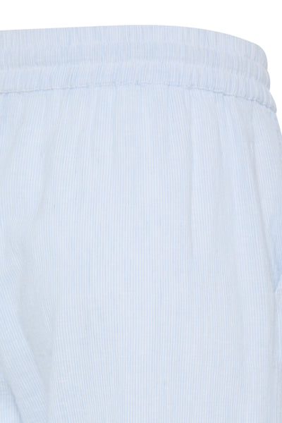 B.Young Izola Stripe Drawstring Trousers - Blue