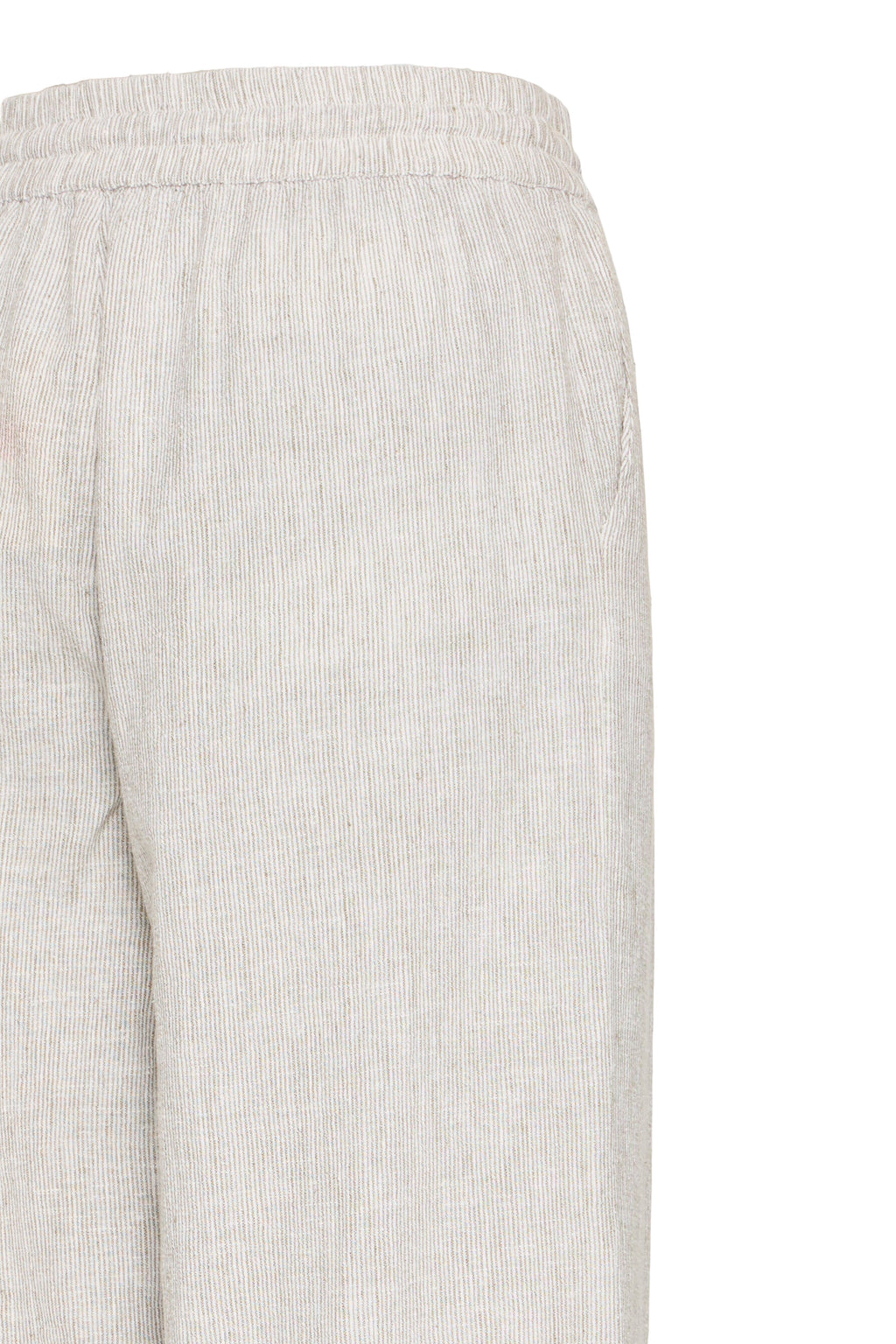 B.Young Izola Stripe Drawstring Trousers - Green