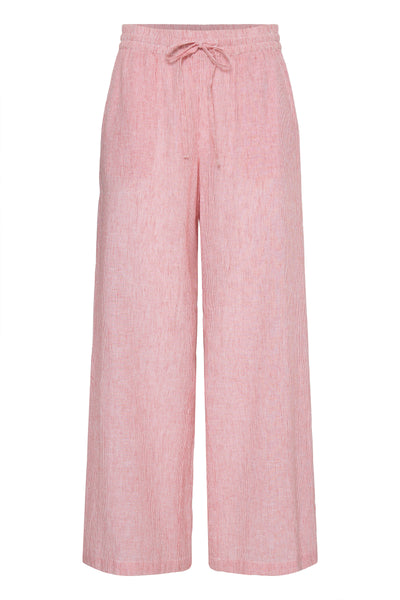 B.Young Izola Stripe Drawstring Trousers - Red