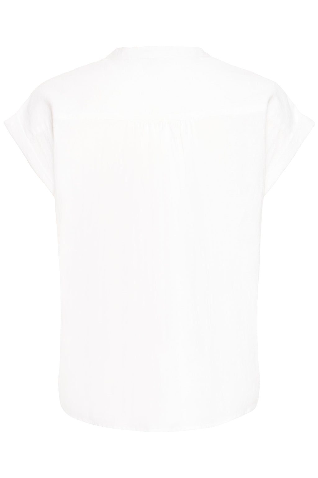 B.Young Ellana Button Through Short Sleeve Shirt - White