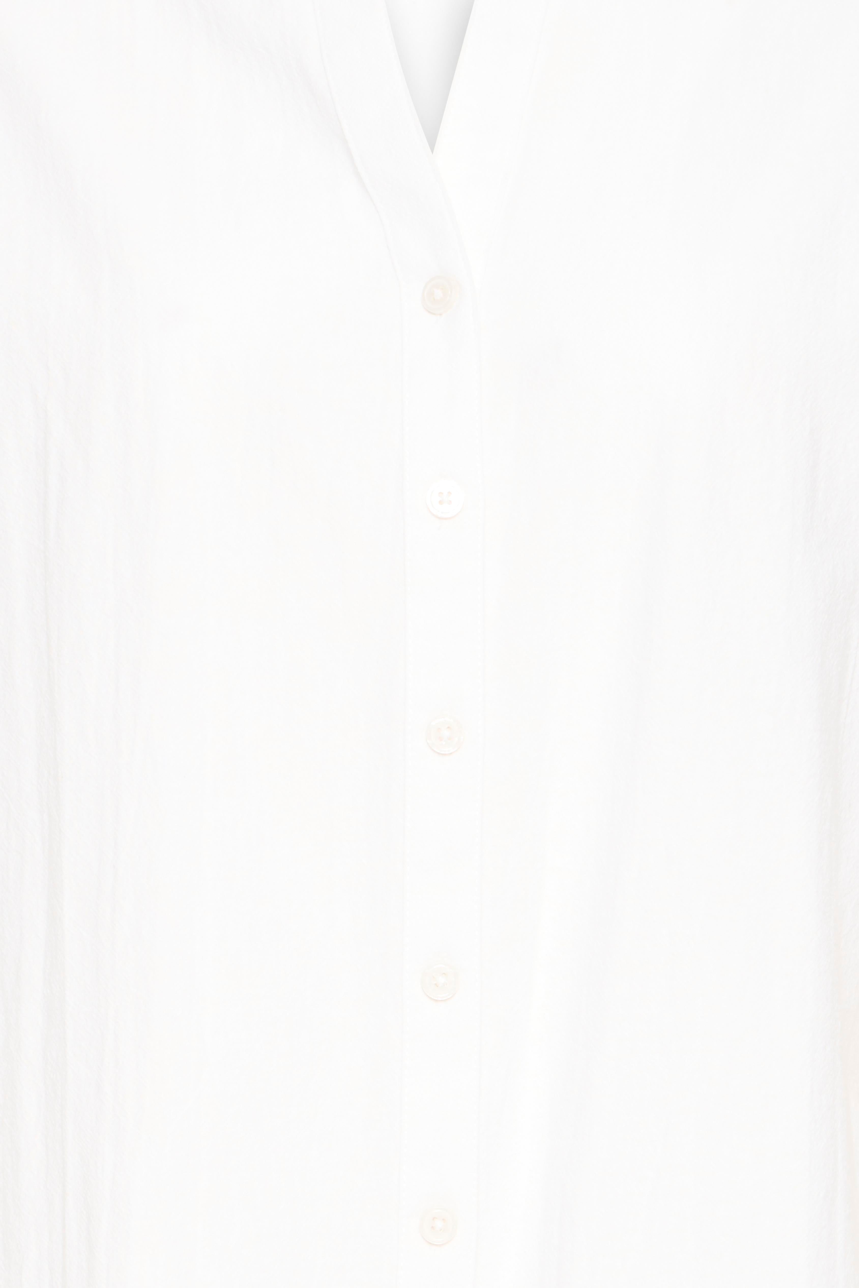 B.Young Ellana Button Through Short Sleeve Shirt - White