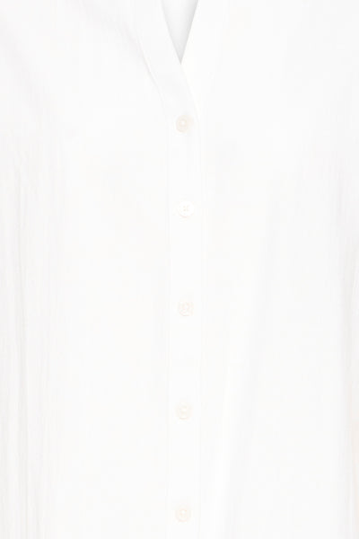 B.Young Ellana Button Through Short Sleeve Shirt - White