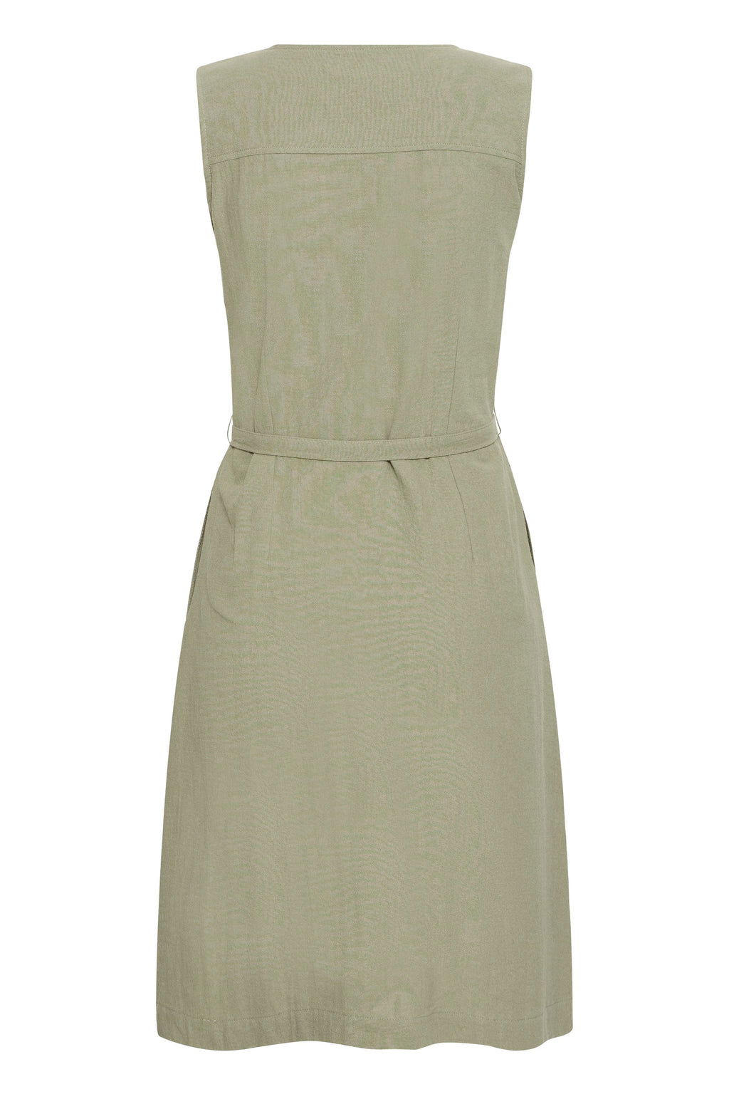 B.Young Ellana Sleeveless Button Through Midi Dress