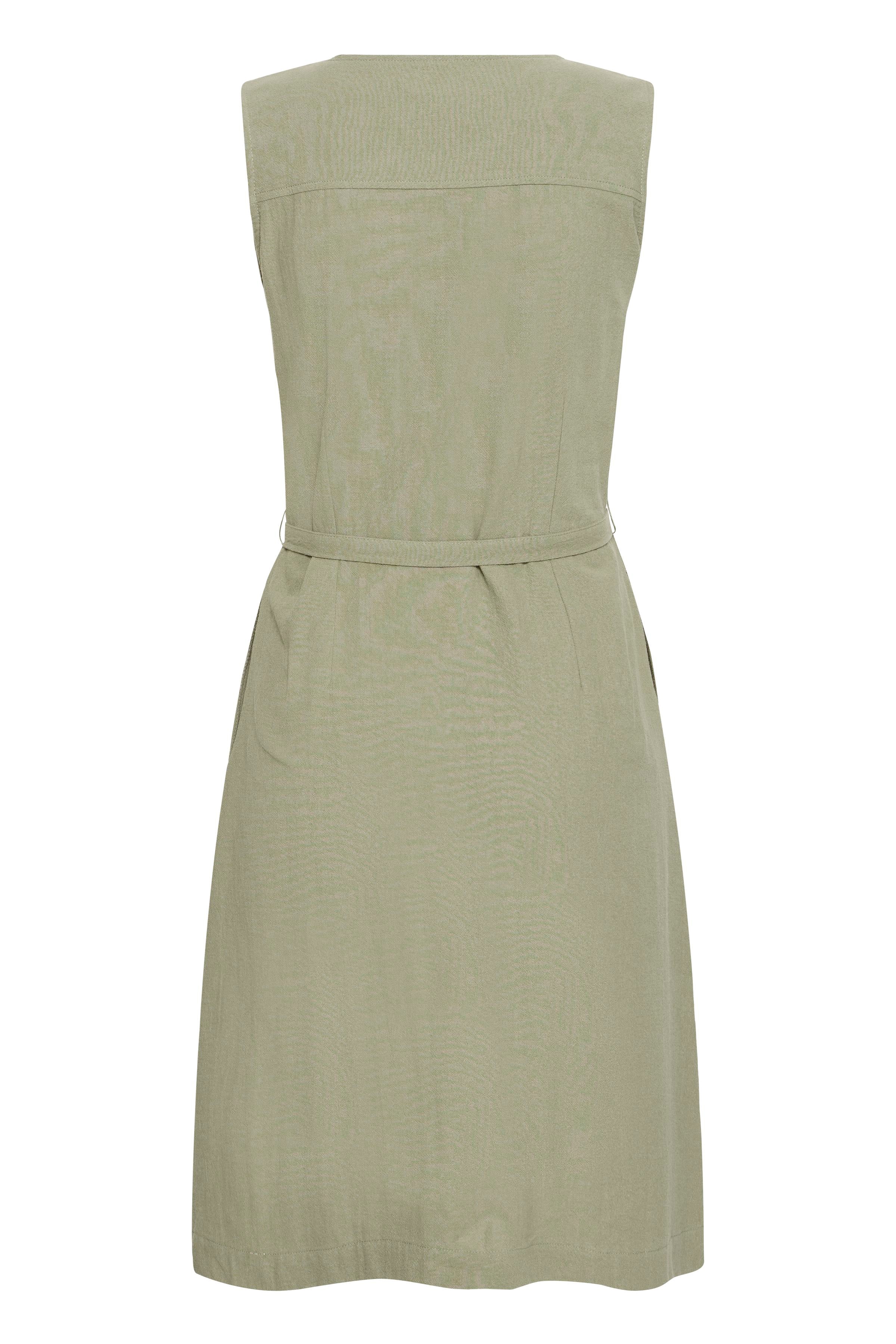 B.Young Ellana Sleeveless Button Through Midi Dress