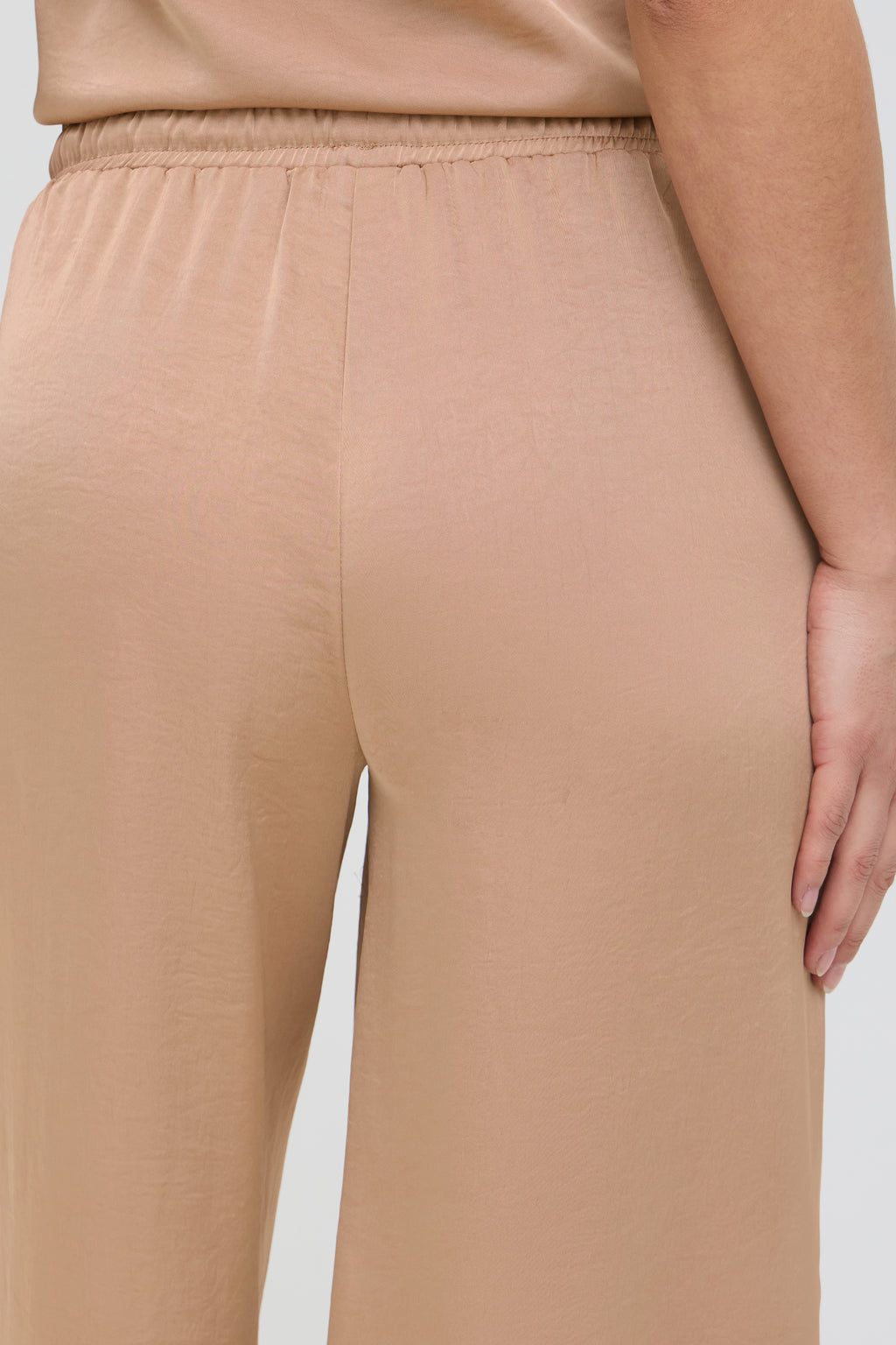 B.Young Dacanna Satin Drawstring Trousers