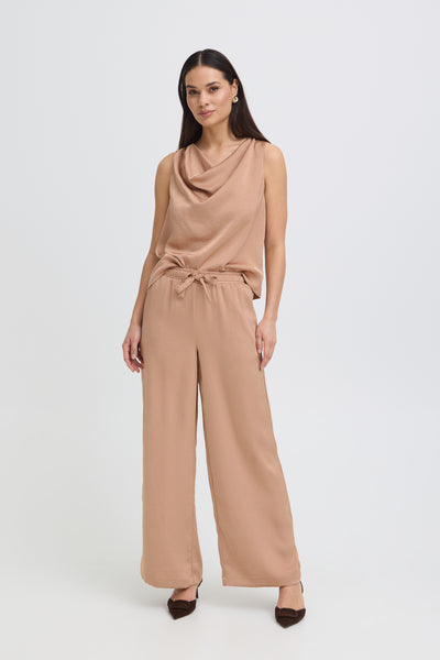 B.Young Dacanna Satin Drawstring Trousers