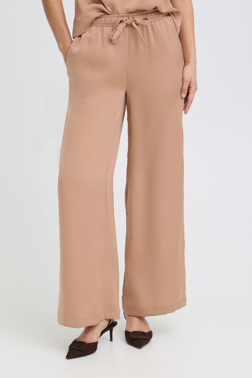 B.Young Dacanna Satin Drawstring Trousers