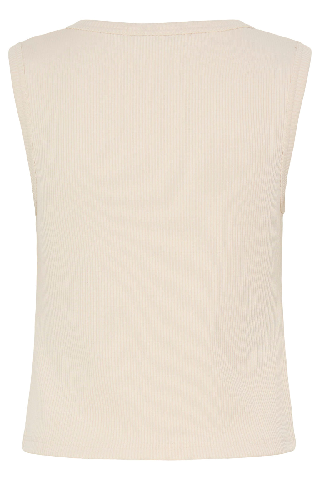 B.Young Rubina Gold Button Knitted Sleeveless Top