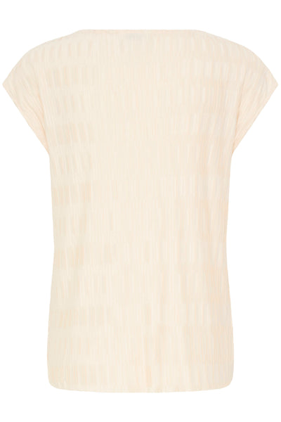 B.Young Uvika Chic Crinkle Short Sleeve Top