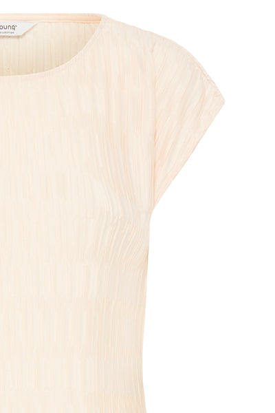 B.Young Uvika Chic Crinkle Short Sleeve Top
