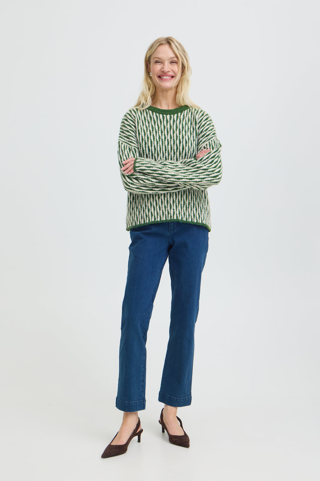 B.Young Ojula Geometric Pattern Jumper