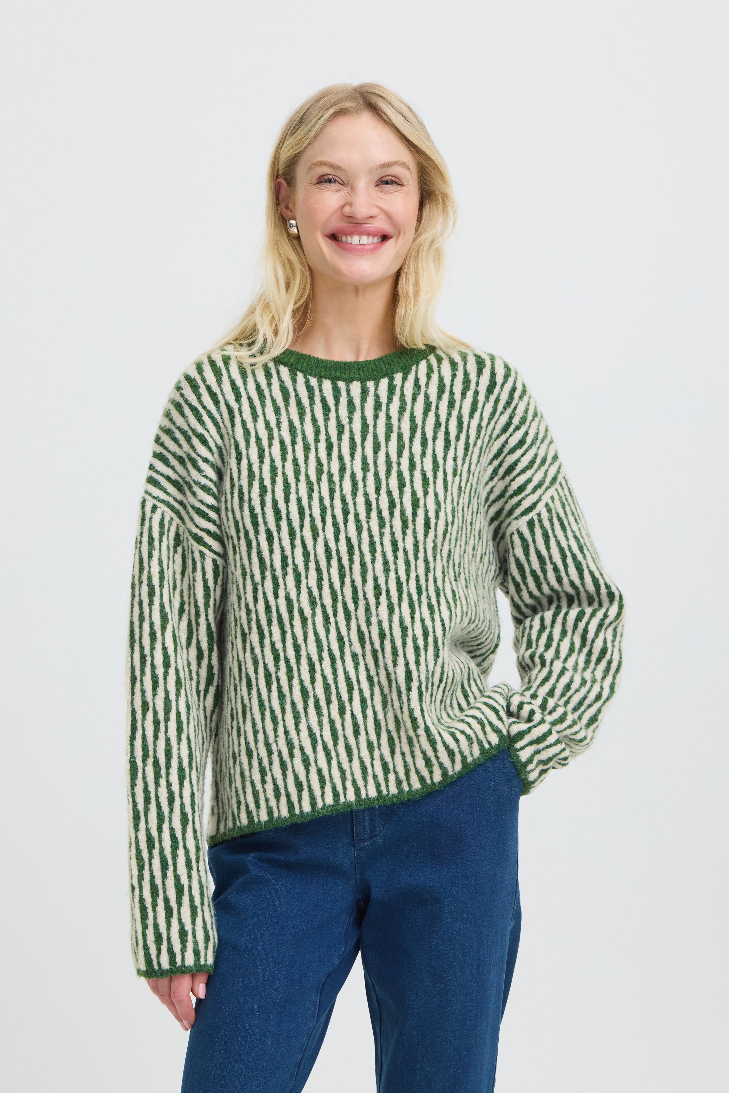 B.Young Ojula Geometric Pattern Jumper