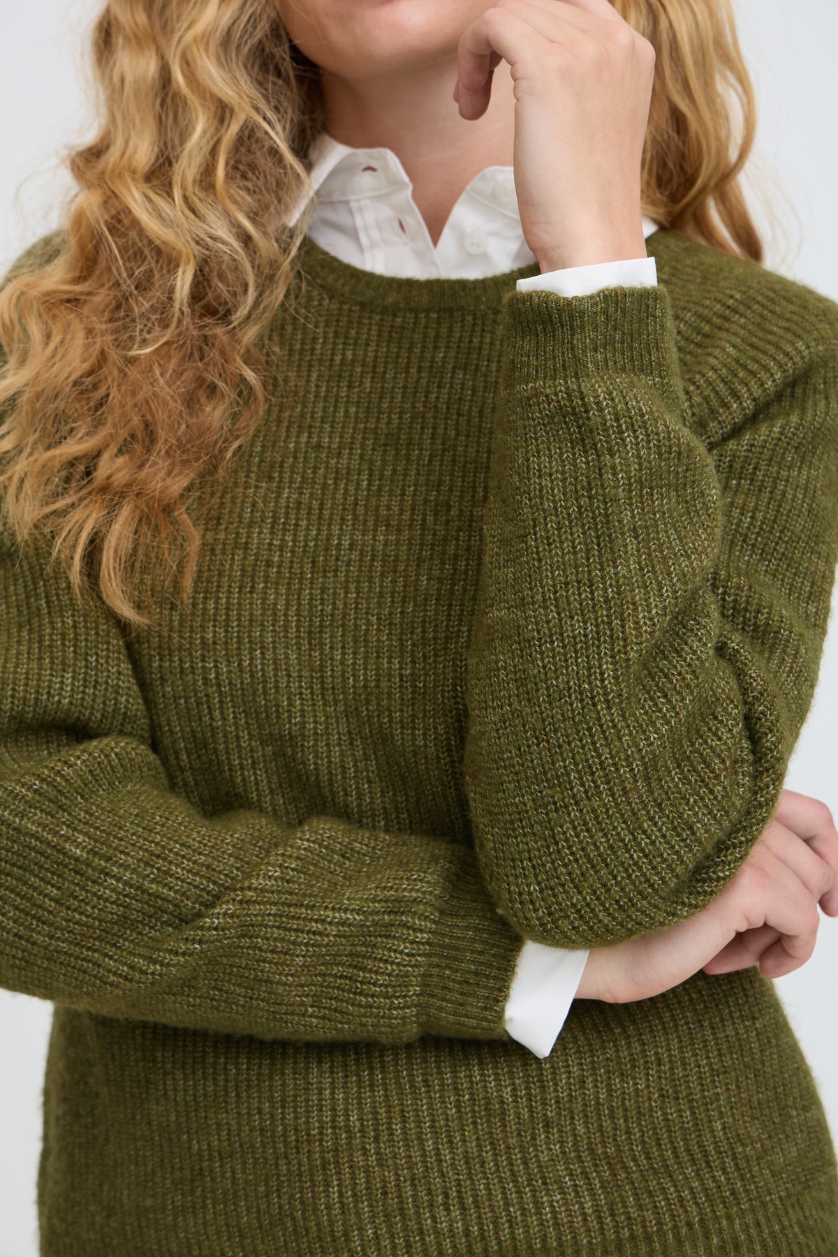 B.Young Otajia Jumper - Moss Green