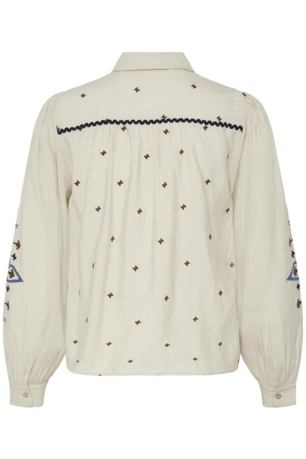B.Young Irisa Folk Embroidery Ricrac Shirt