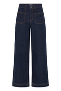 B.Young Komma Pocket Front Wide Leg Jean
