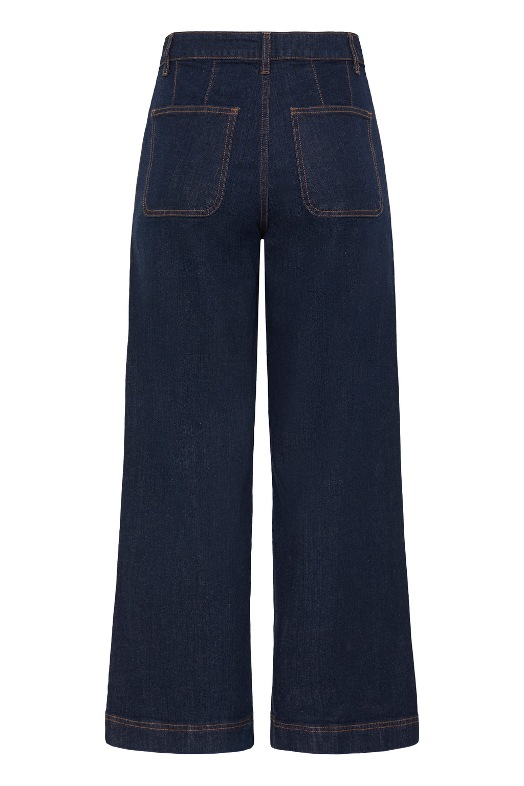 B.Young Komma Pocket Front Wide Leg Jean