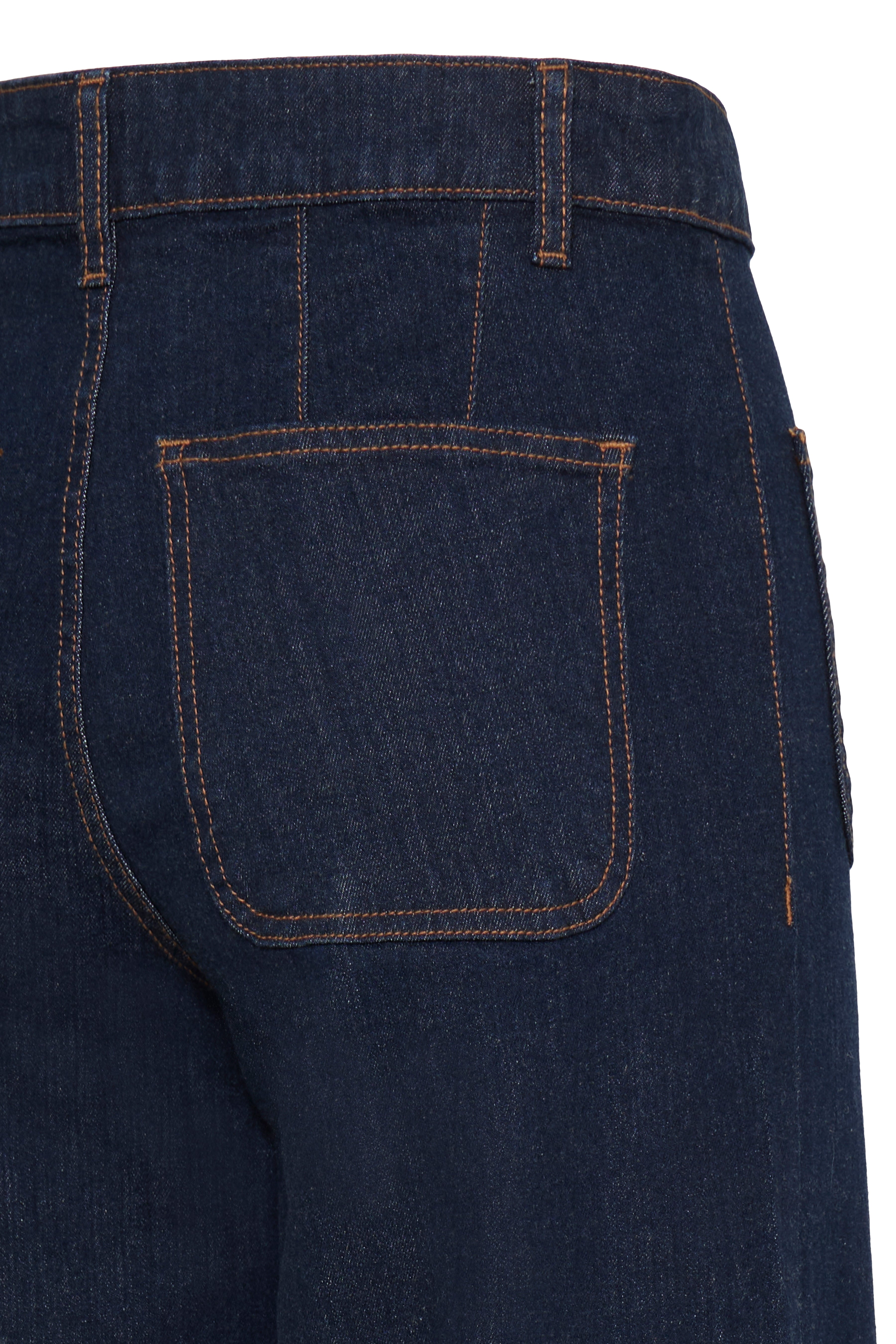 B.Young Komma Pocket Front Wide Leg Jean
