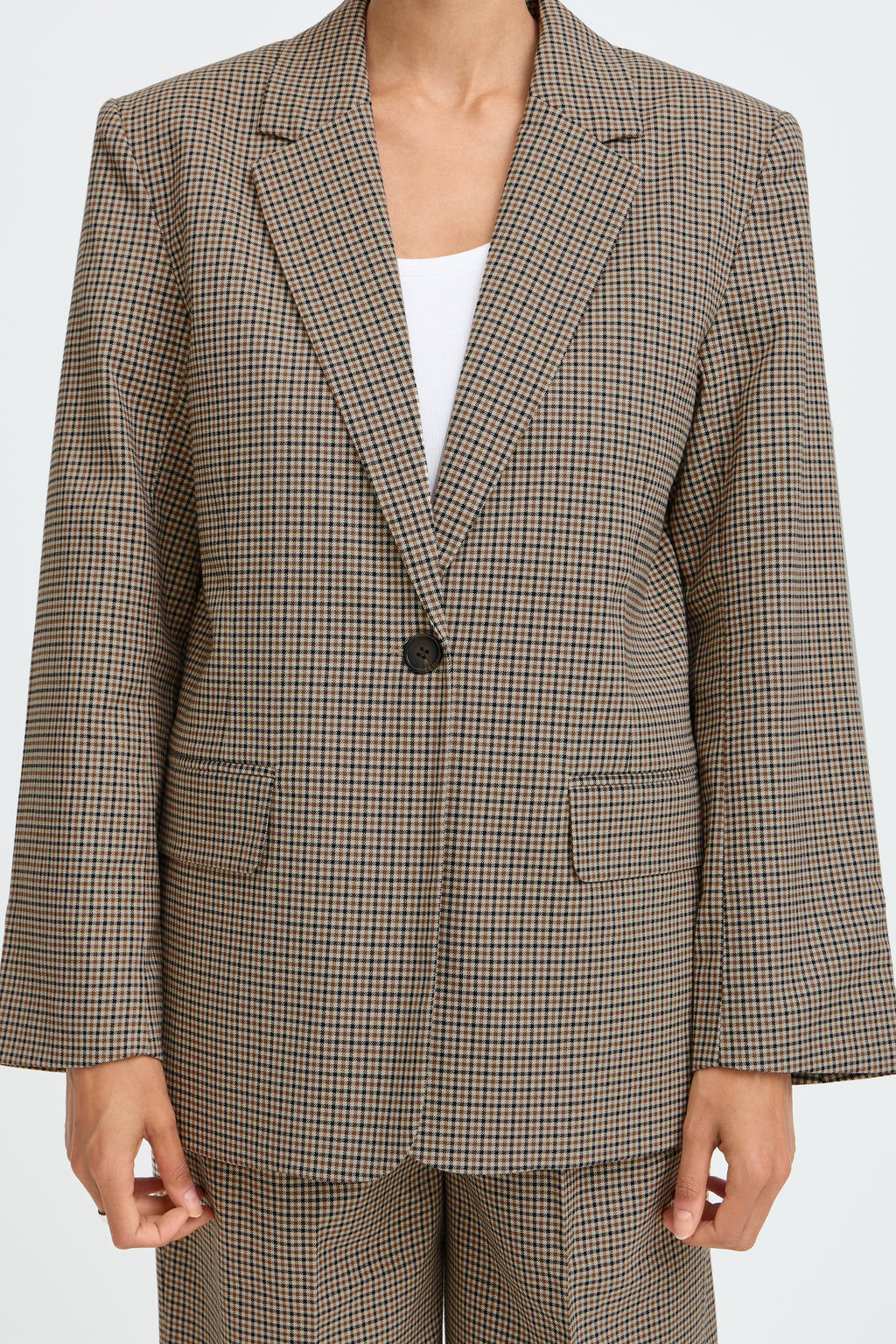 B.Young Estolo Country Heritage Check Blazer