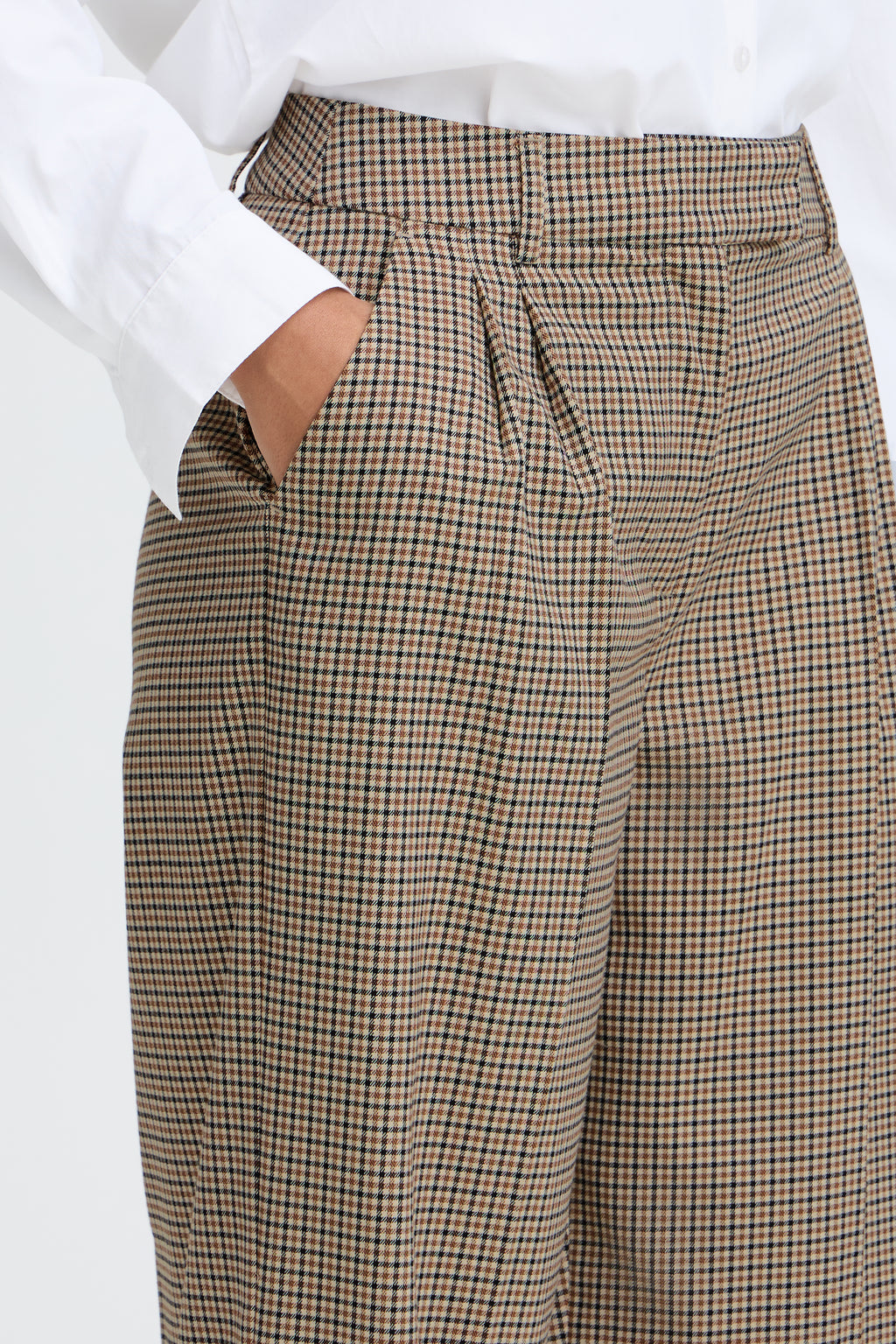 B.Young Estolo Country Heritage Check Trousers