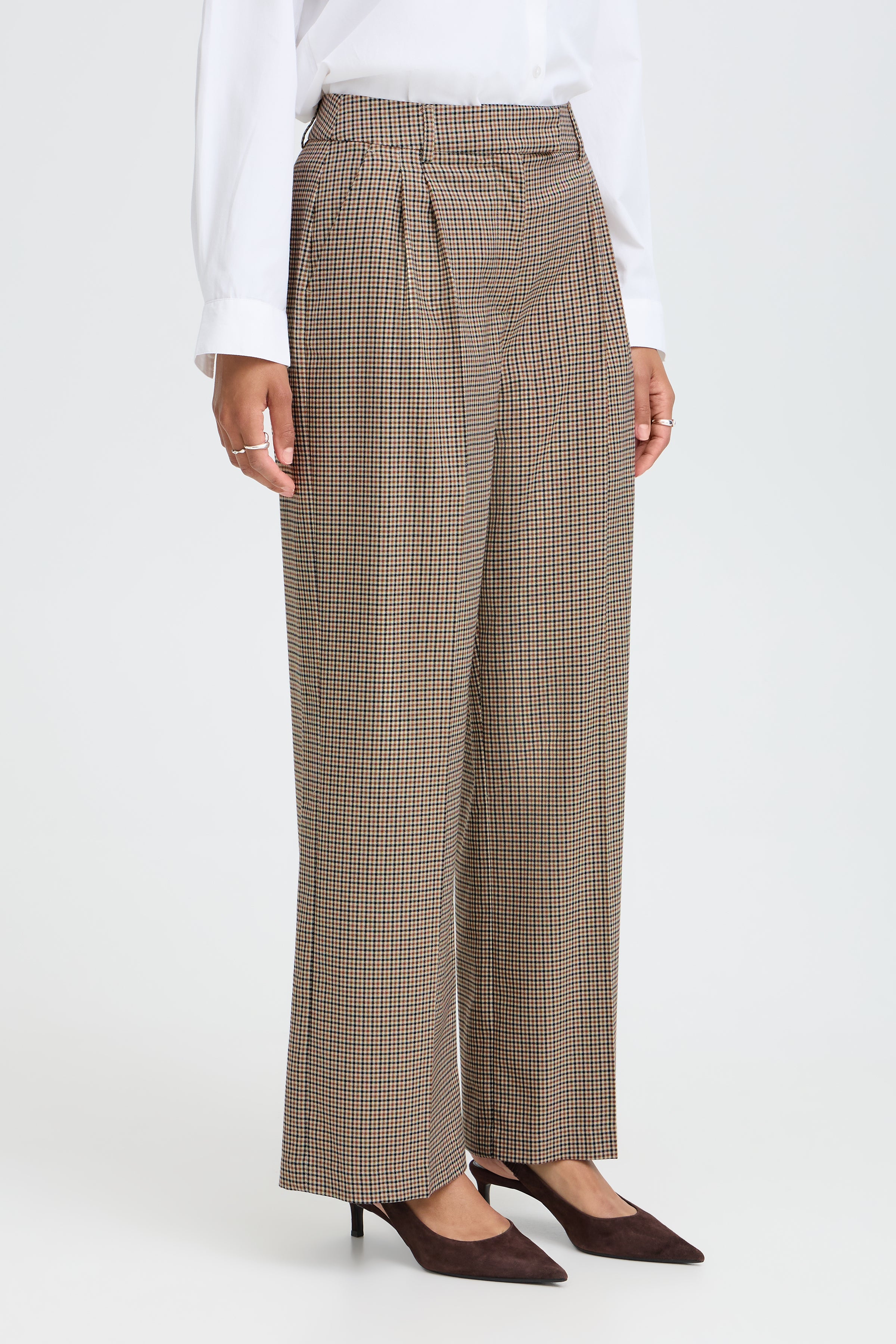 B.Young Estolo Country Heritage Check Trousers