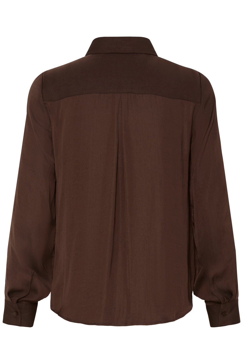 B.Young Ival Classic Button Through Shirt - Brown