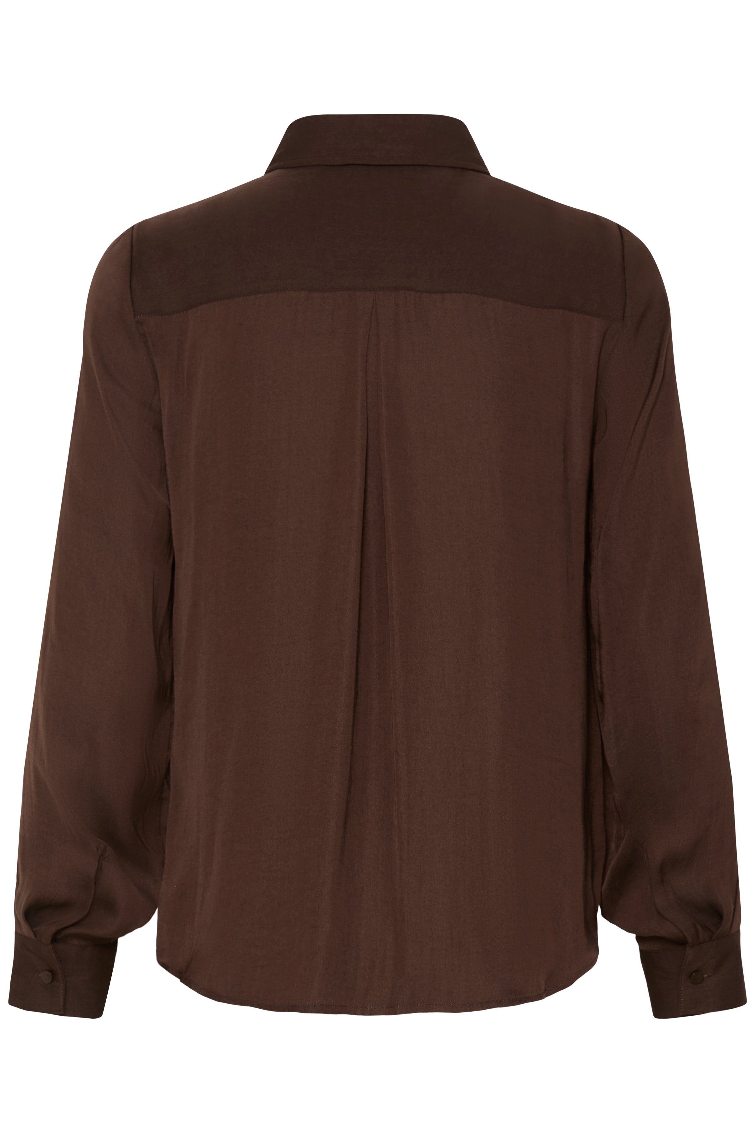 B.Young Ival Classic Button Through Shirt - Brown
