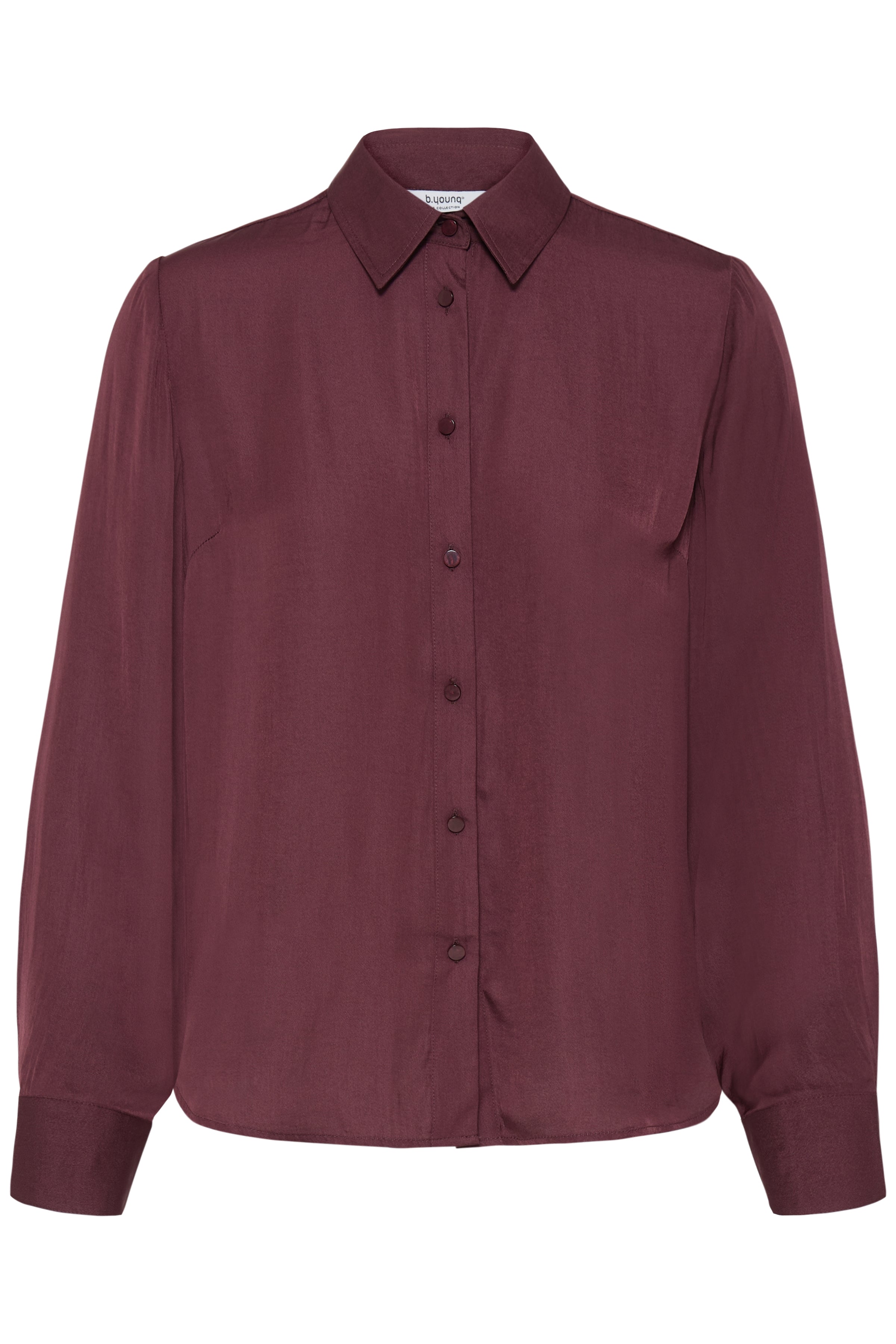 B.Young Ival Classic Button Through Shirt - Fig