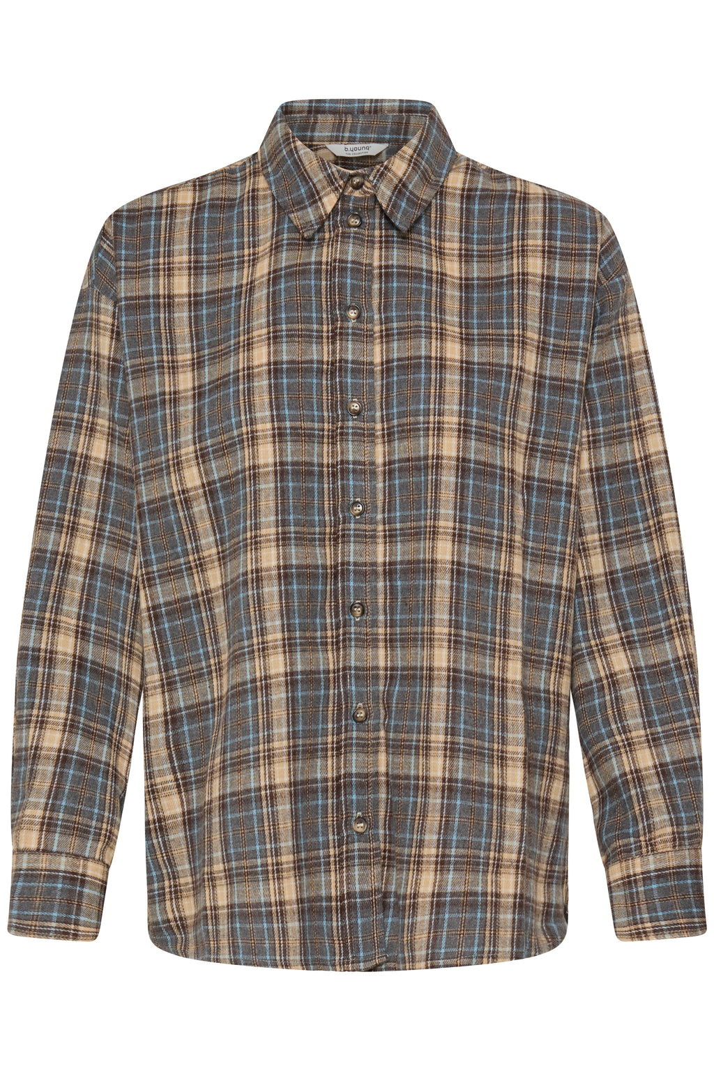 B.Young Fabrice Flannel Plaid Check Shirt