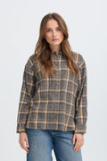 B.Young Fabrice Flannel Plaid Check Shirt