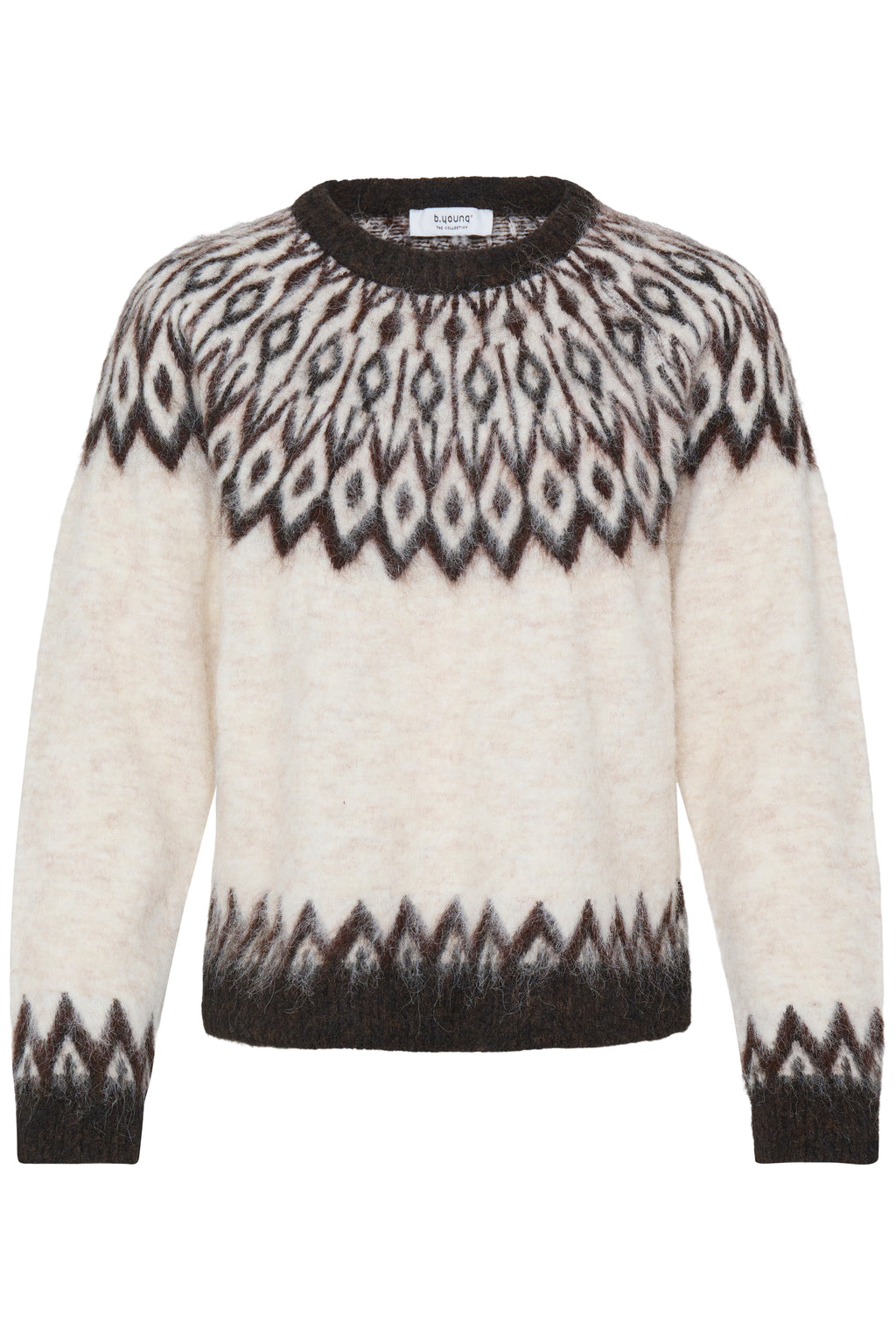 B.Young Milou Fairisle Cosy Knit Jumper